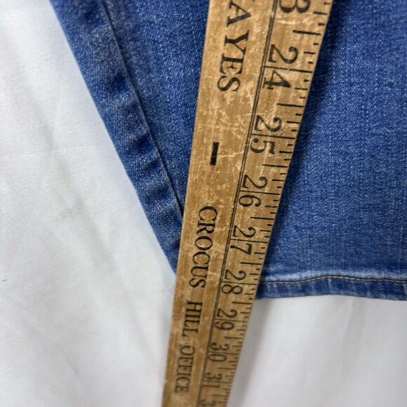 Wonderly Womens Sz 24 Skinny Mid Rise Medium Wash Blue Jeans Denim Stretch Waist - Picture 11 of 13